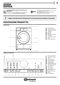 Manuale Bauknecht TRPC 84521 Asciugatrice