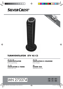 Manuale SilverCrest IAN 273374 Ventilatore