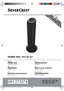 Instrukcja SilverCrest IAN 273374 Wentylator