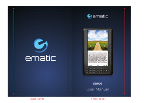 Handleiding Ematic EB106 E-reader
