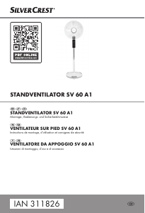 Manuale SilverCrest IAN 311826 Ventilatore