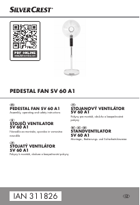 Priročnik SilverCrest IAN 311826 Ventilator