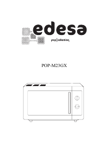 Manual de uso Edesa M23GX Microondas