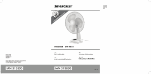 Käyttöohje SilverCrest IAN 313830 Tuuletin