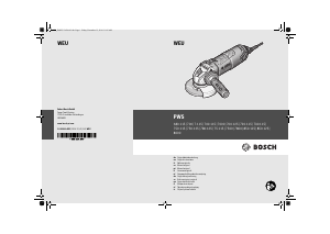 Bedienungsanleitung Bosch PWS 700-115 Winkelschleifer