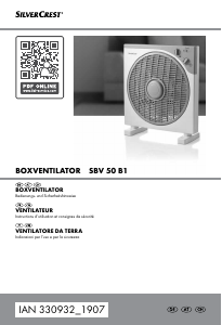 Manuale SilverCrest IAN 330932 Ventilatore