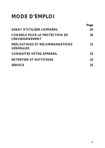 Mode d’emploi Bauknecht UGI 1040/1 Congélateur