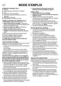 Mode d’emploi Bauknecht GT 273 A2+ Congélateur