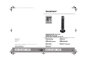 Instrukcja SilverCrest IAN 331469 Wentylator