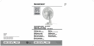 Manual SilverCrest IAN 331470 Fan