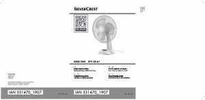 Brugsanvisning SilverCrest IAN 331470 Ventilator