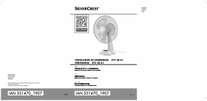 Manual SilverCrest IAN 331470 Ventilador