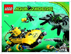 Bedienungsanleitung Lego set 7774 Aqua Raiders U-Boot und Riesenkrebs