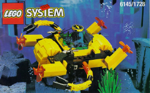 Bedienungsanleitung Lego set 1728 Aquanauts Crystal Crawler