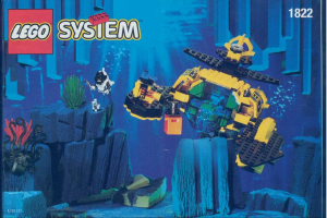 Manual Lego set 1822 Aquanauts Sea claw 7