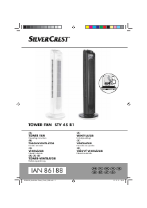Návod SilverCrest IAN 86188 Ventilátor