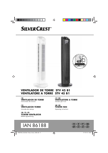 Manual SilverCrest IAN 86188 Ventilador