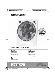 Handleiding SilverCrest IAN 86377 Ventilator