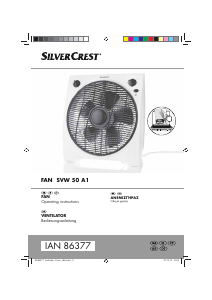 Εγχειρίδιο SilverCrest IAN 86377 Ανεμιστήρας
