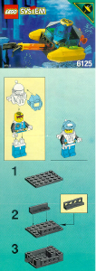 Bruksanvisning Lego set 6125 Aquanauts Hav klo