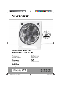 Manual SilverCrest IAN 86377 Ventilador