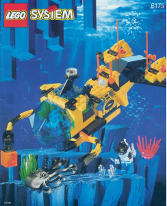 Bruksanvisning Lego set 6175 Aquanauts Ubåt utforskare