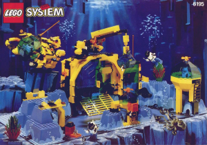 Manual Lego set 6195 Aquanauts Neptune discovery lab