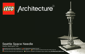 Руководство ЛЕГО set 21003 Architecture Сиэттлский Спейс-Нидл