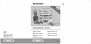 Manuál SilverCrest IAN 111549 Sušička potravin