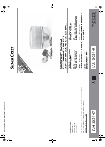 Manual SilverCrest IAN 302447 Desidratador de alimentos