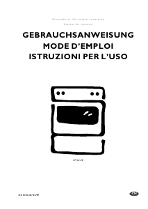 Mode d’emploi Electrolux EHL2-2E Cuisinière