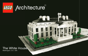 Käyttöohje Lego set 21006 Architecture Valkoinen talo