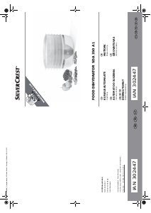 Instrukcja SilverCrest IAN 302447 Suszarka do warzyw