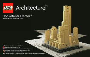 Handleiding Lego set 21007 Architecture Rockefeller plaza