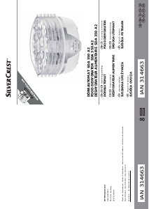 Manuale SilverCrest IAN 314663 Essiccatore per alimenti