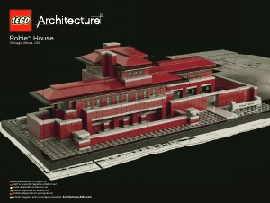 Manual de uso Lego set 21010 Architecture Robie House