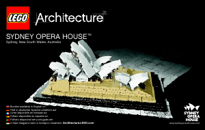 Manual de uso Lego set 21012 Architecture La Ópera de Sydney