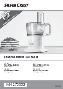 Manual SilverCrest IAN 273032 Robot de cozinha