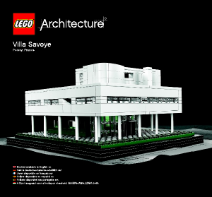 Bruksanvisning Lego set 21014 Architecture Villa Savoye