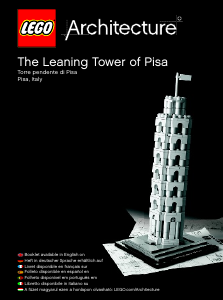 Manual de uso Lego set 21015 Architecture Torre de Pisa