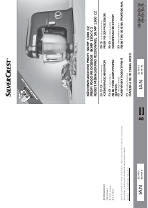 Manual SilverCrest IAN 307876 Robot de cozinha