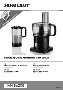 Manual de uso SilverCrest IAN 86208 Robot de cocina