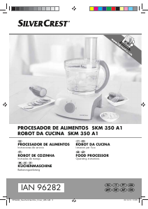 Manual SilverCrest IAN 96282 Robot de cozinha