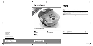 Bruksanvisning SilverCrest IAN 73829 Fotbad
