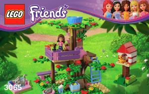 Handleiding Lego set 3065 Friends Olivia's boomhut