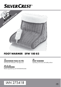 Manual SilverCrest IAN 275418 Aquecedor de pés