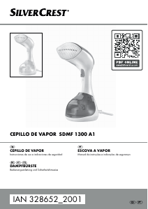 Manual SilverCrest IAN 328652 Vaporizador de vestuário