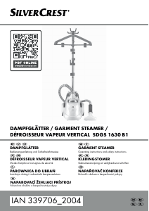 Instrukcja SilverCrest IAN 339706 Parowiec do odzieży