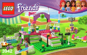 Manuale Lego set 3942 Friends L'esposizione canina di Heartlake City