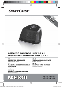 Manual de uso SilverCrest IAN 280611 Cortapelos